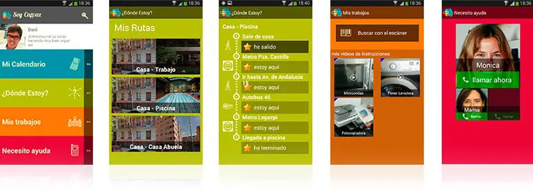 With the SOY CAPPAZ app, users feel more secure in moving around and performing their tasks