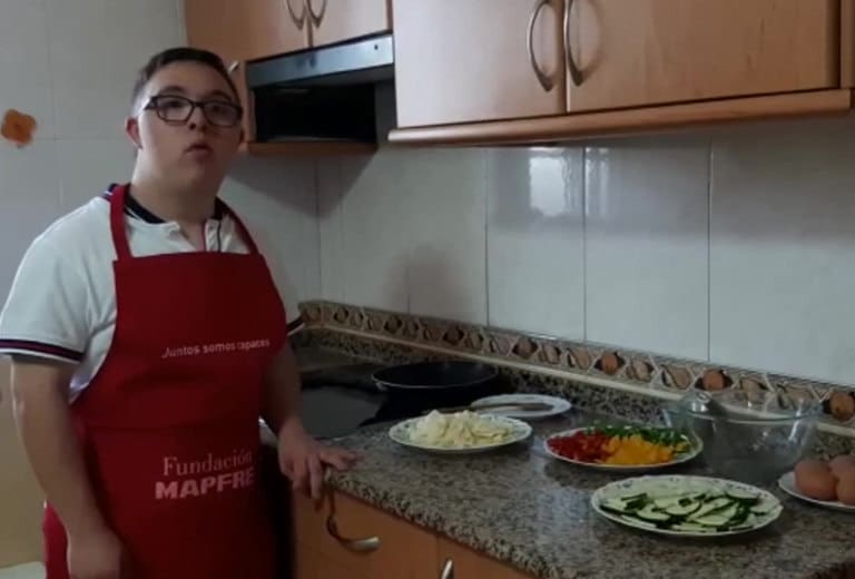 En Mis capacidades cocinan hoy te presentamos la receta de Marcos