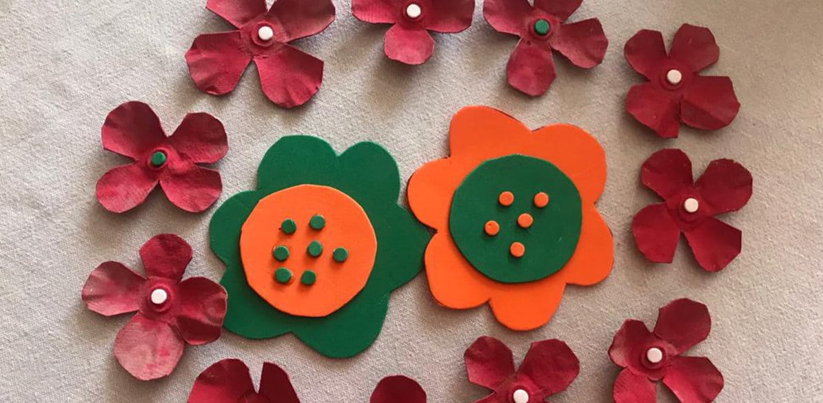 A flower for our elders Our volunteers create a garden of solidarity