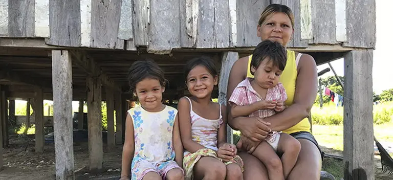 Acaia Pantanal provides schooling for 60 children cut off by the rising waters of the Paraguay River