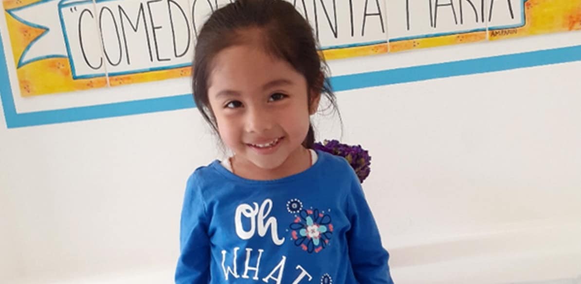 The Alimenta un niño (Feed a child) project covers the nutritional needs of 330 children in Santa Fe Fundación CRM, in collaboration with the Comedor Santa María, provides food and education