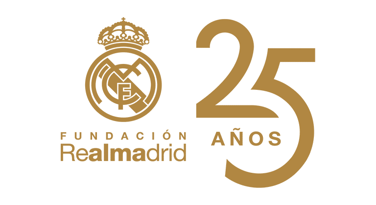 Fundación Real Madrid Logo de los 25 años de la Fundación Real Madrid