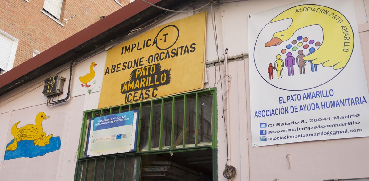 Asociación El Pato Amarillo Pilar Aural, el alma de El Pato Amarillo, ayuda a familias en apuros a sobrevivir desde hace años