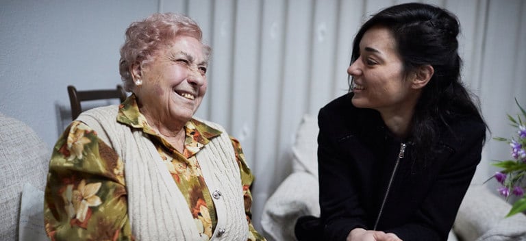 Amigos de los mayores Una historia en la que se trata de vencer el miedo a la soledad