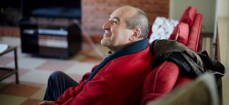 Fundación Horizontes Abiertos José Antonio tuvo 3 parejas y 3 hijos. Hoy tiene 63 años y está en esta casa para los que no tienen hogar.