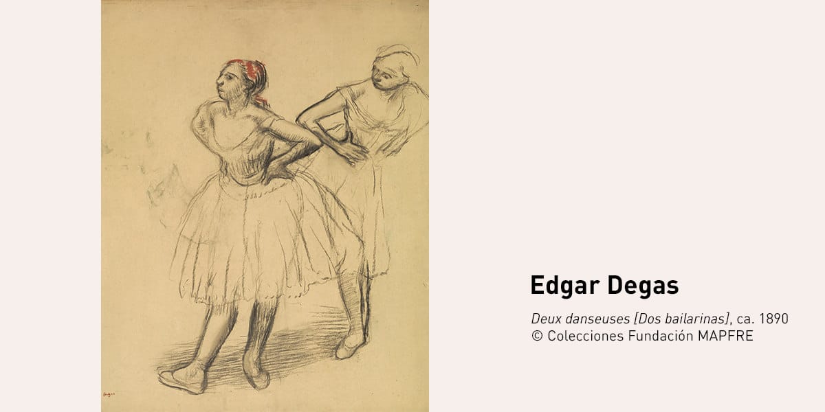 Deux danseuses by Edgar Degas - Fundación MAPFRE Deux danseuses by Edgar Degas - Fundación MAPFRE