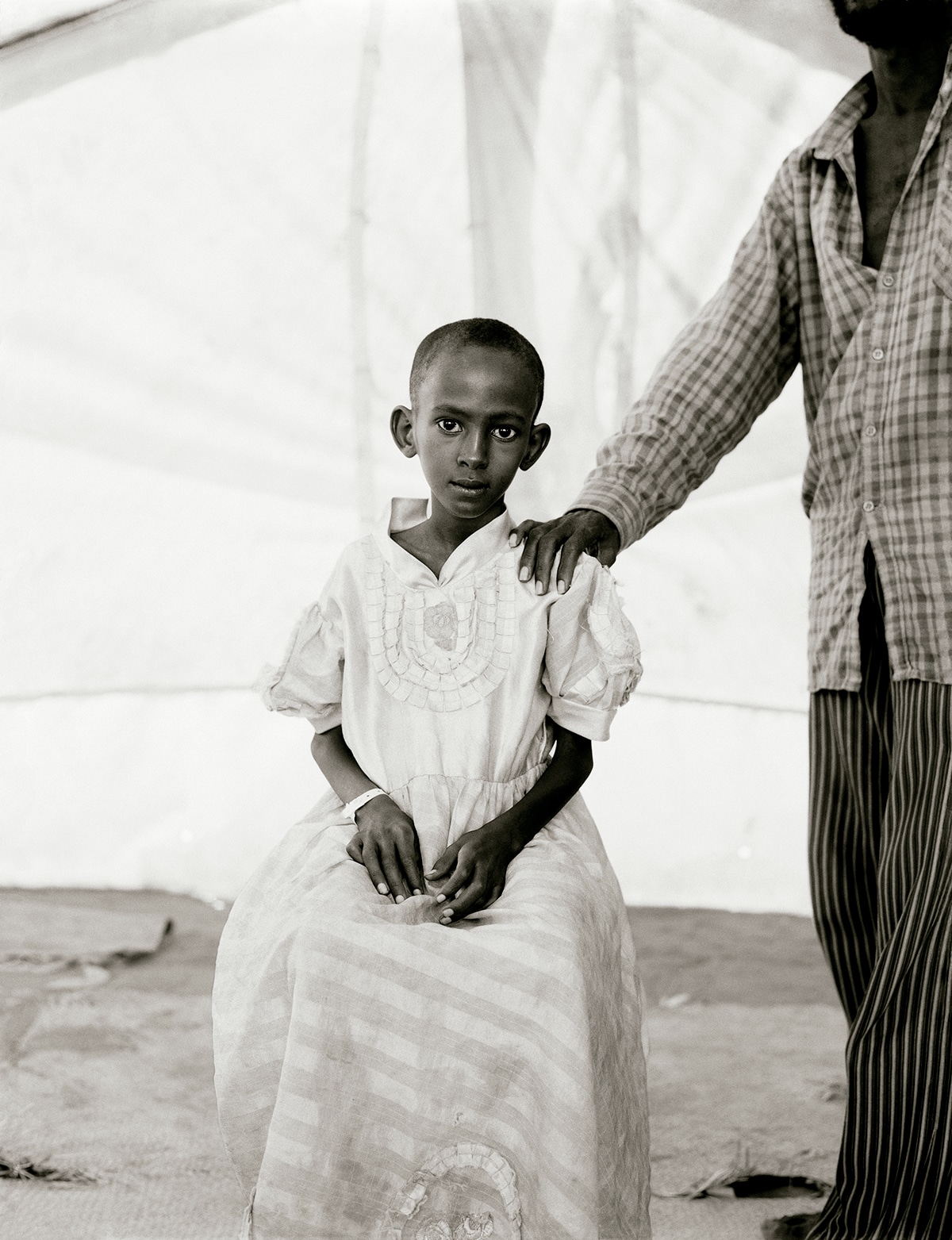 Hadija and her father, Babel Addan Gadel © Fazal Sheikh, 2020 © Fundación MAPFRE COLLECTIONS