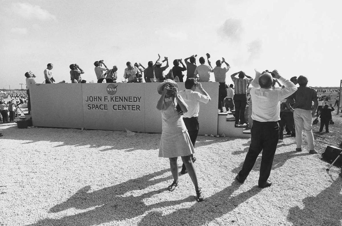 Apollo 11 Moon Shot, Cape Kennedy, Florida, 1969 © The Estate of Garry Winogrand, courtesy Fraenkel Gallery, San Francisco. © COLECCIONES Fundación MAPFRE