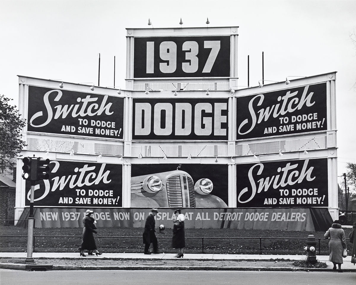 VI/X "Switch to Dodge", Detroit © 1999 Arizona Board of Regents, Centre for Creative Photography. © COLECCIONES Fundación MAPFRE