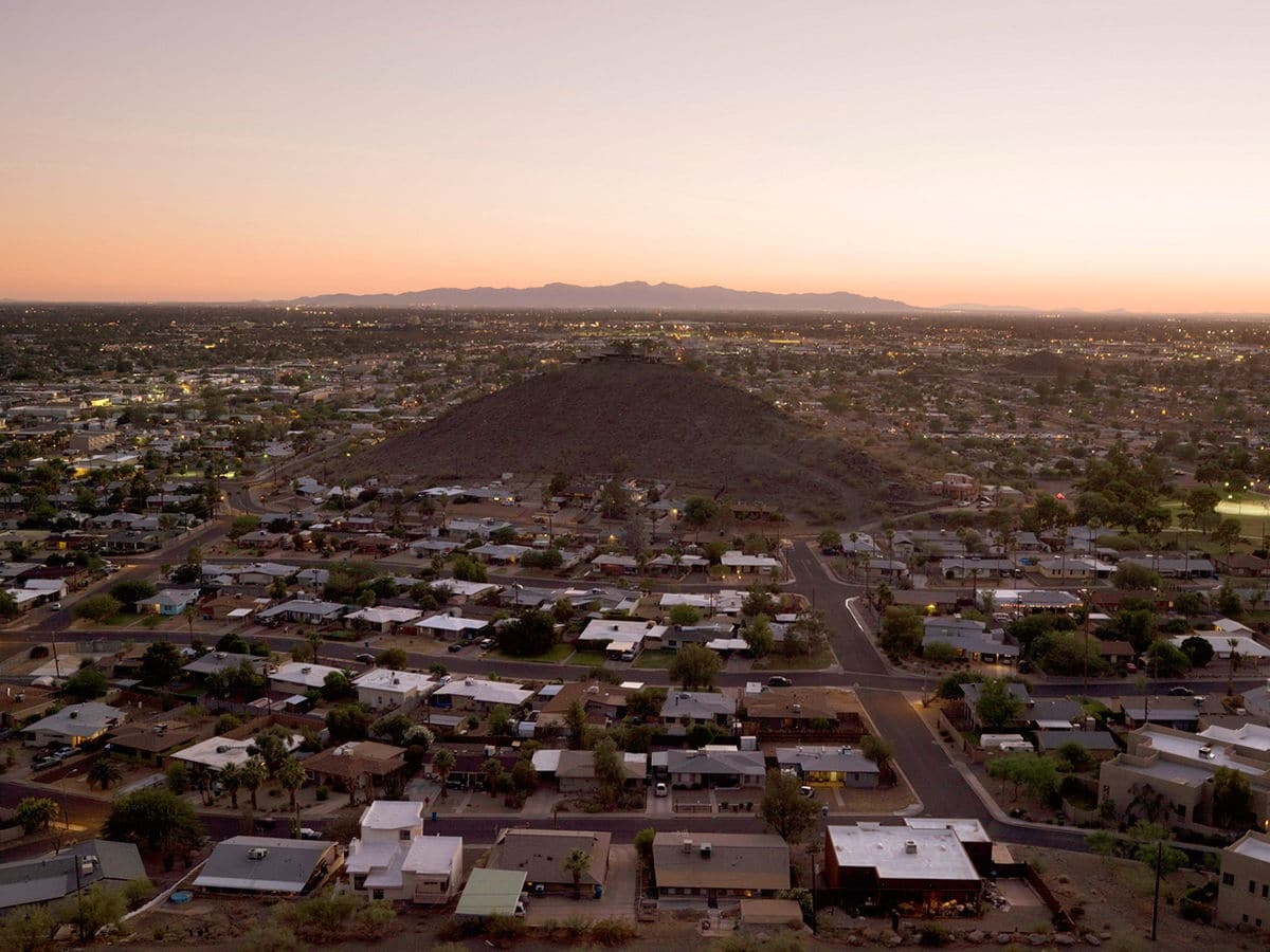 Phoenix, Looking West, Arizona © José Guerrero © COLECCIONES Fundación MAPFRE