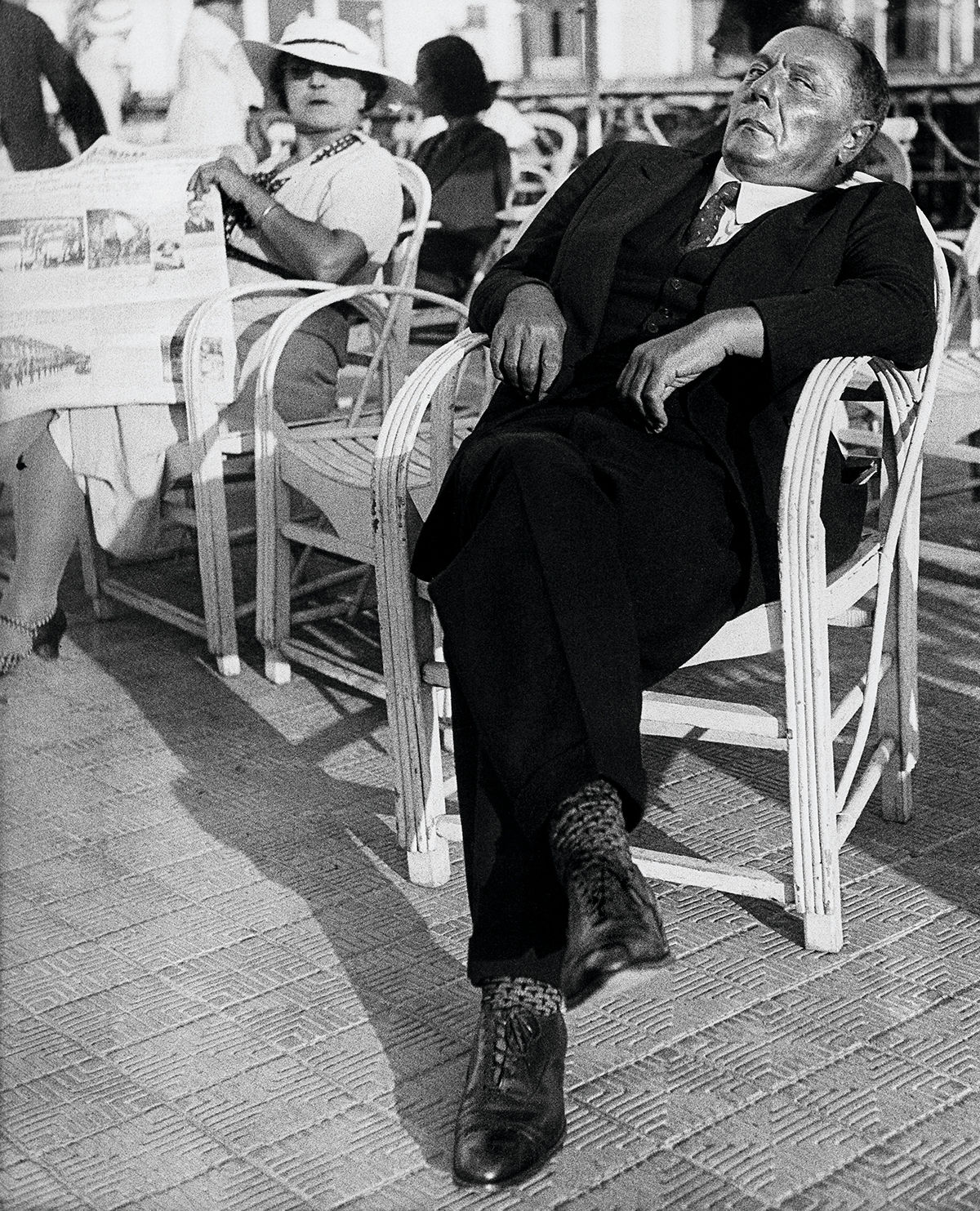 Promenade des Anglais (French Gambler), Nice © The Lisette Model Foundation Inc. © COLECCIONES Fundación MAPFRE