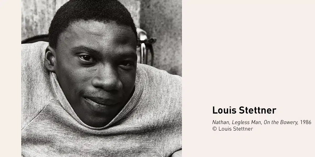 Leglest Man Nathan, Legless Man, On the Bowery - Louis Stettner | Fundación MAPFRE