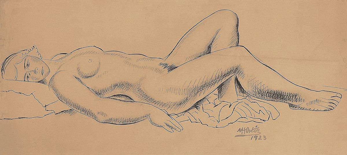 Desnudo © Manuel Ángeles Ortiz. VEGAP, Madrid, 2022