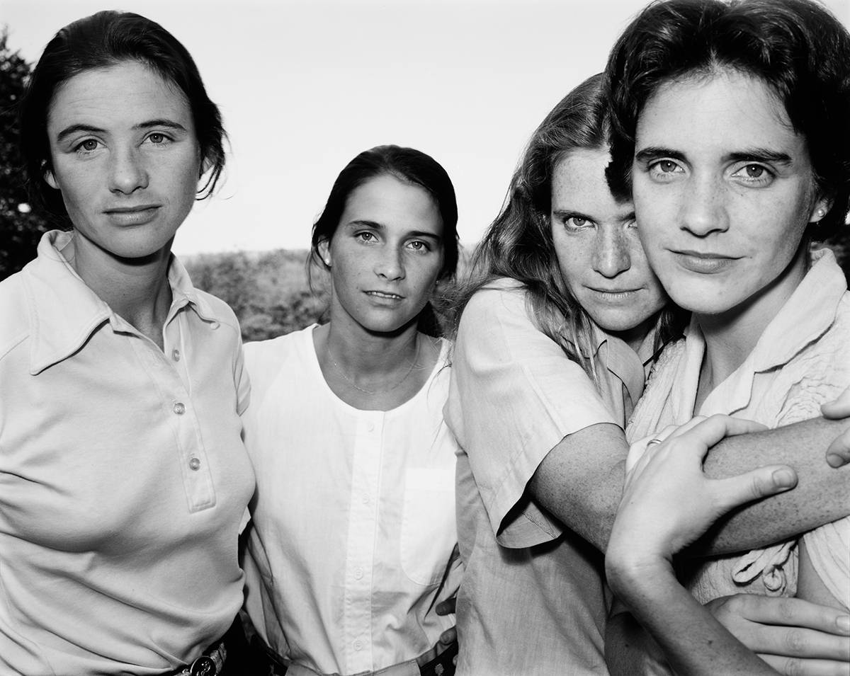 The Brown sisters, 1980 © Nicholas Nixon, courtesy Fraenkel Gallery, San Francisco and Pace/MacGill Gallery, New York © Fundación MAPFRE COLLECTIONS