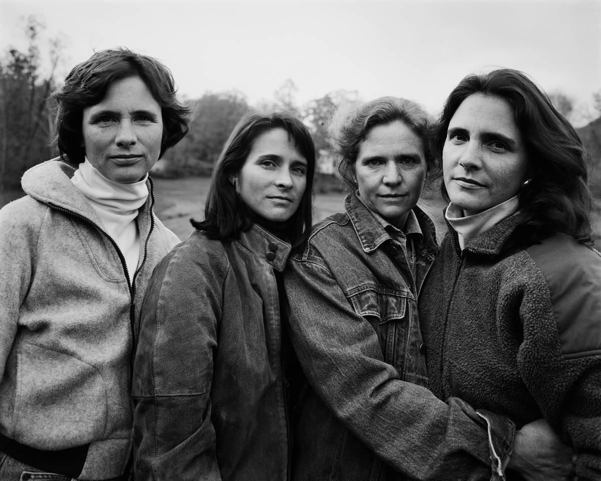 The Brown sisters, 1990 © Nicholas Nixon, courtesy Fraenkel Gallery, San Francisco and Pace/MacGill Gallery, New York © Fundación MAPFRE COLLECTIONS