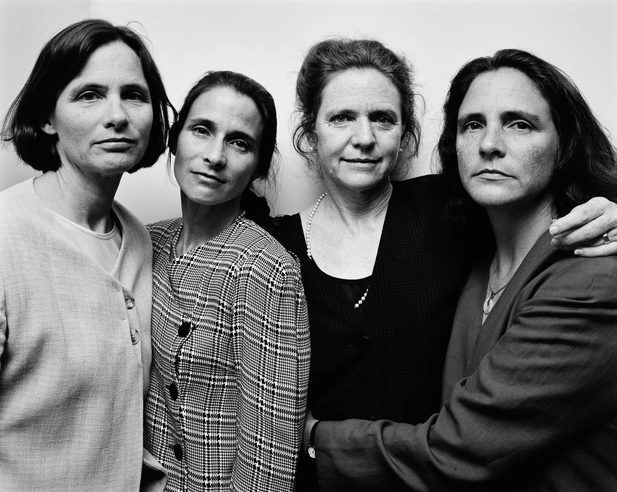 The Brown sisters, 1997 © Nicholas Nixon, courtesy Fraenkel Gallery, San Francisco and Pace/MacGill Gallery, New York. © COLECCIONES Fundación MAPFRE