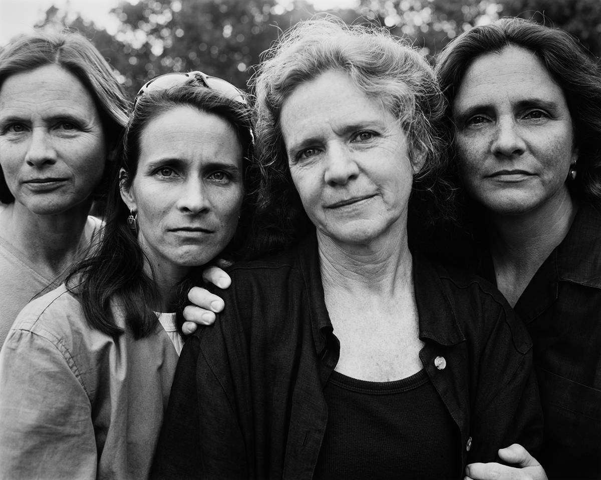 The Brown sisters, 1999 © Nicholas Nixon, courtesy Fraenkel Gallery, San Francisco and Pace/MacGill Gallery, New York. © COLECCIONES Fundación MAPFRE