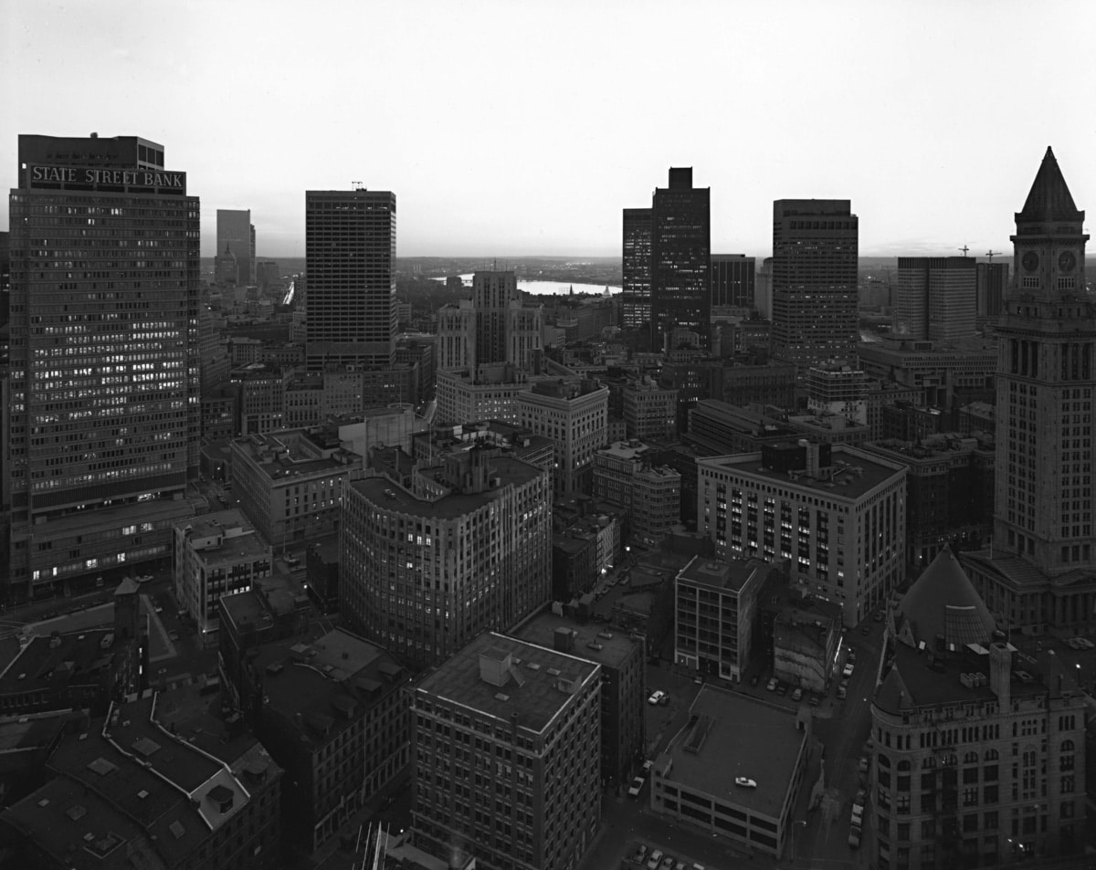 View from Commercial Wharf, Boston © Nicholas Nixon, 2022