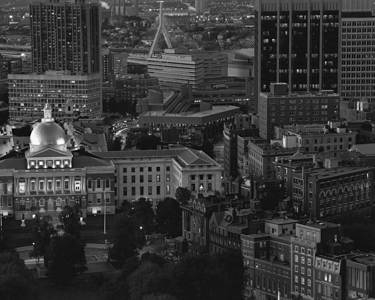 View of Park Street at the Massachusetts State House, Boston © Nicholas Nixon, 2022