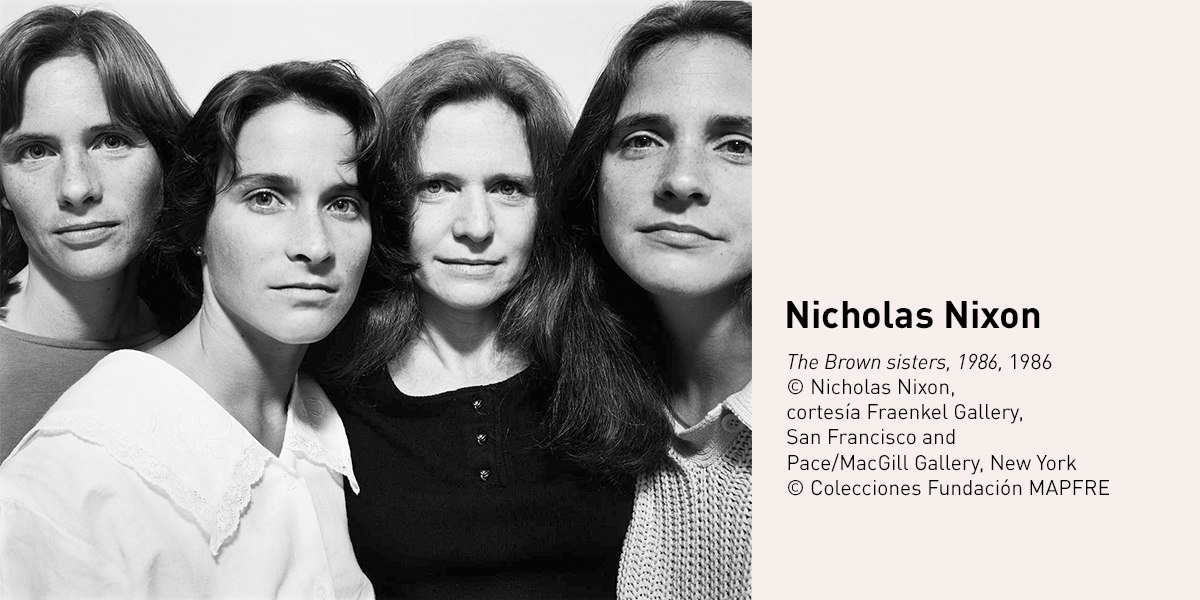 Photograph of the Brown sisters in 1986 - Fundación MAPFRE