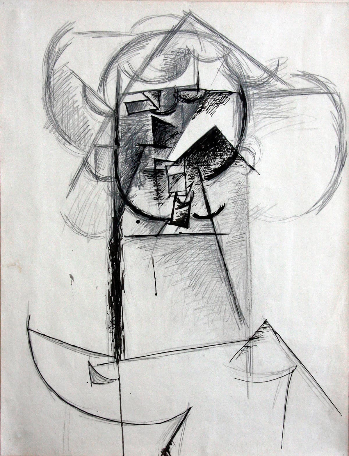 Mademosielle Léonie (Study) © Sucesión Pablo Picasso. VEGAP. Madrid, 2020. © Fundación MAPFRE COLLECTIONS