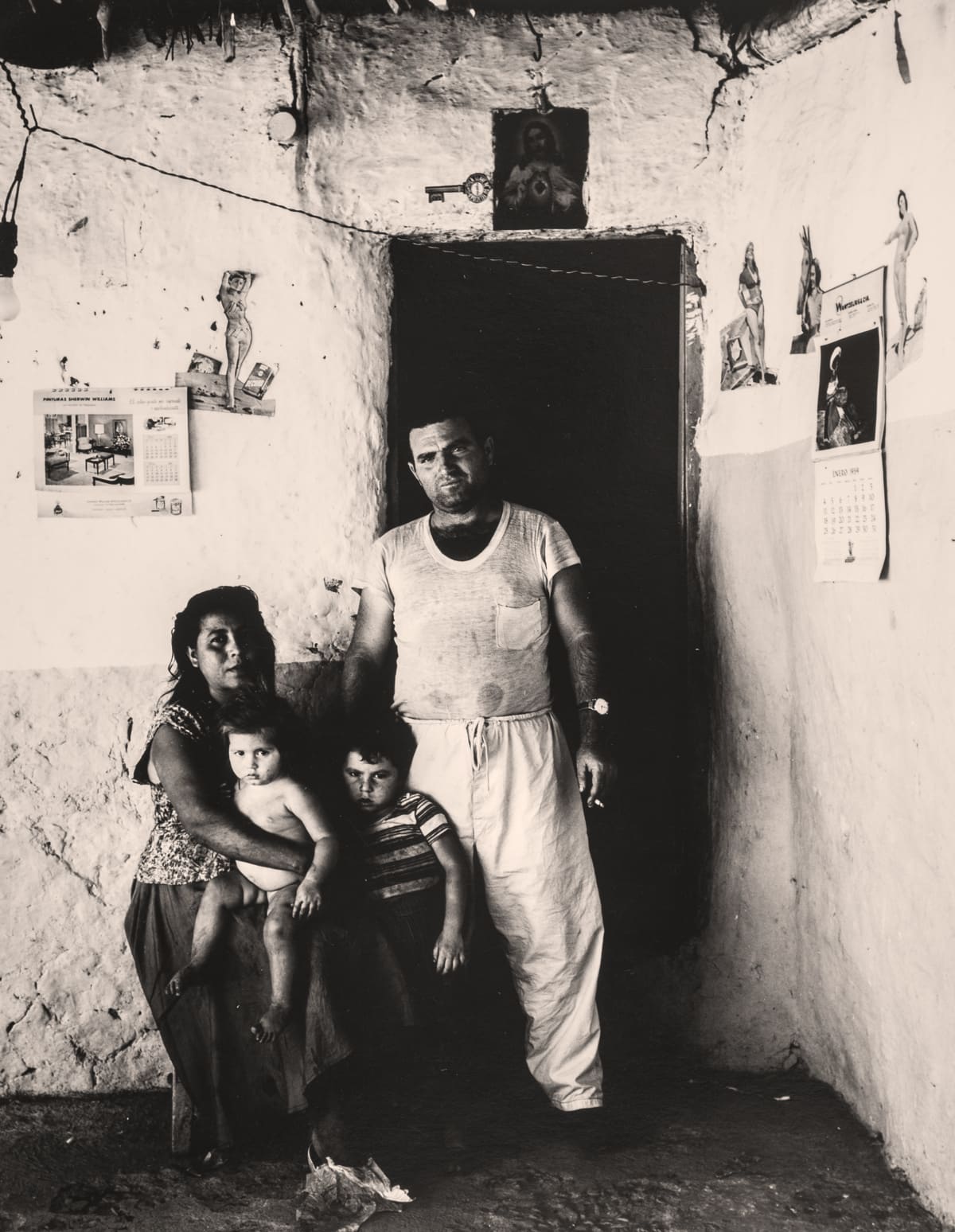 Familia del inmigrante italiano, Bobare, estado de Lara, Venezuela
