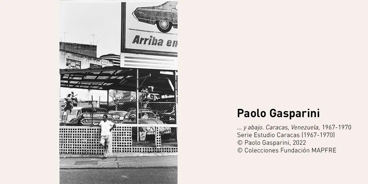 Photograph "... y abajo. Caracas, Venezuela" by Paolo Gasparini
