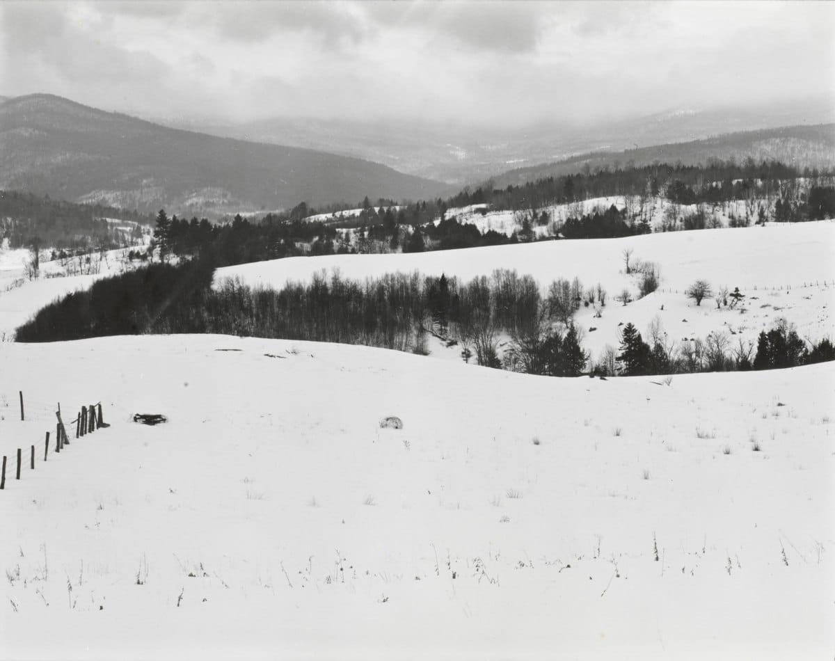 Midwinter, Near Stowe, Vermont [Pleno invierno cerca de Stowe, Vermont] © Aperture Foundation, Inc., Paul Strand Archive © COLECCIONES Fundación MAPFRE