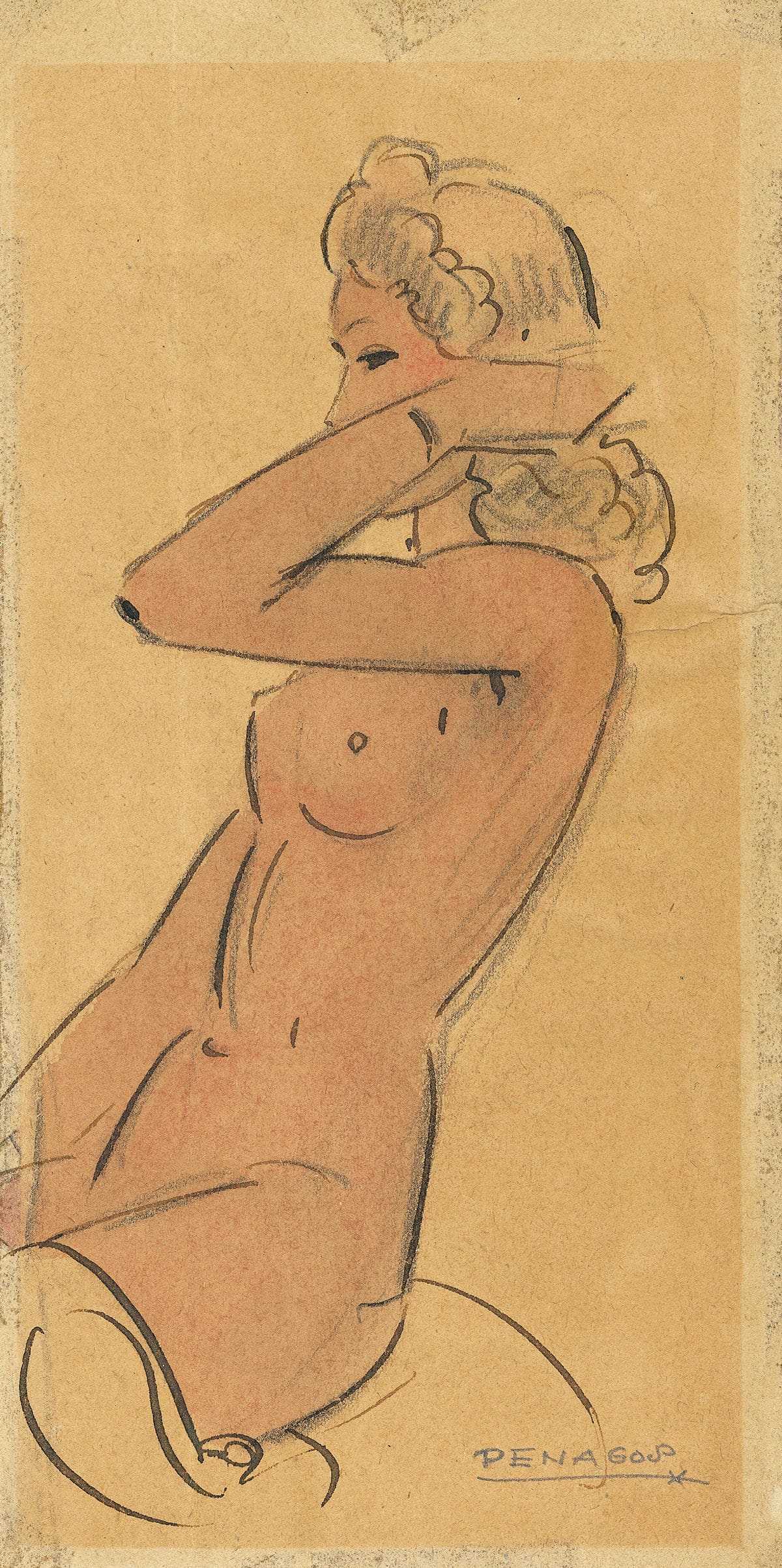 Desnudo © COLECCIONES Fundación MAPFRE