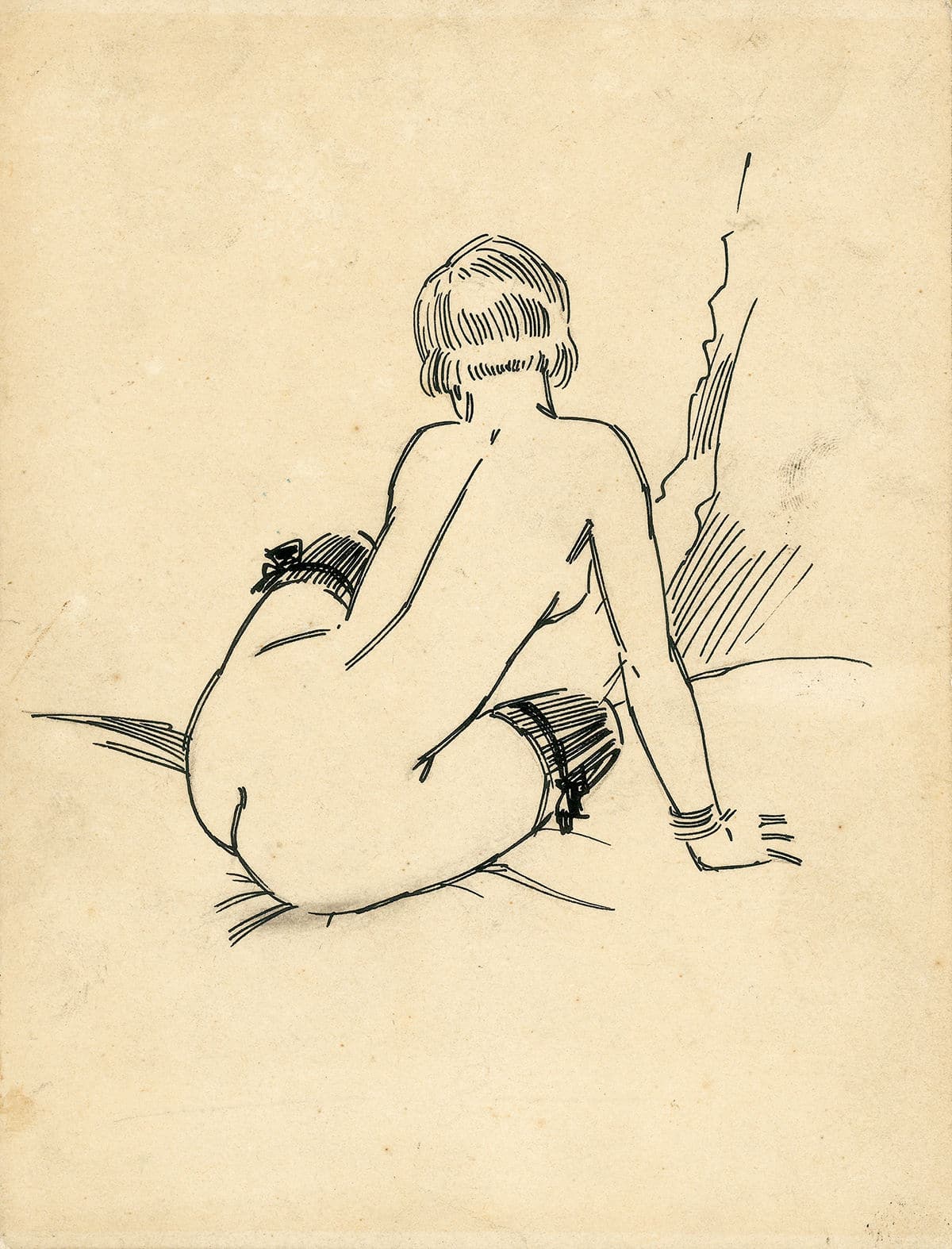 Desnudo de espaldas Desnudo de espaldas © COLECCIONES Fundación MAPFRE