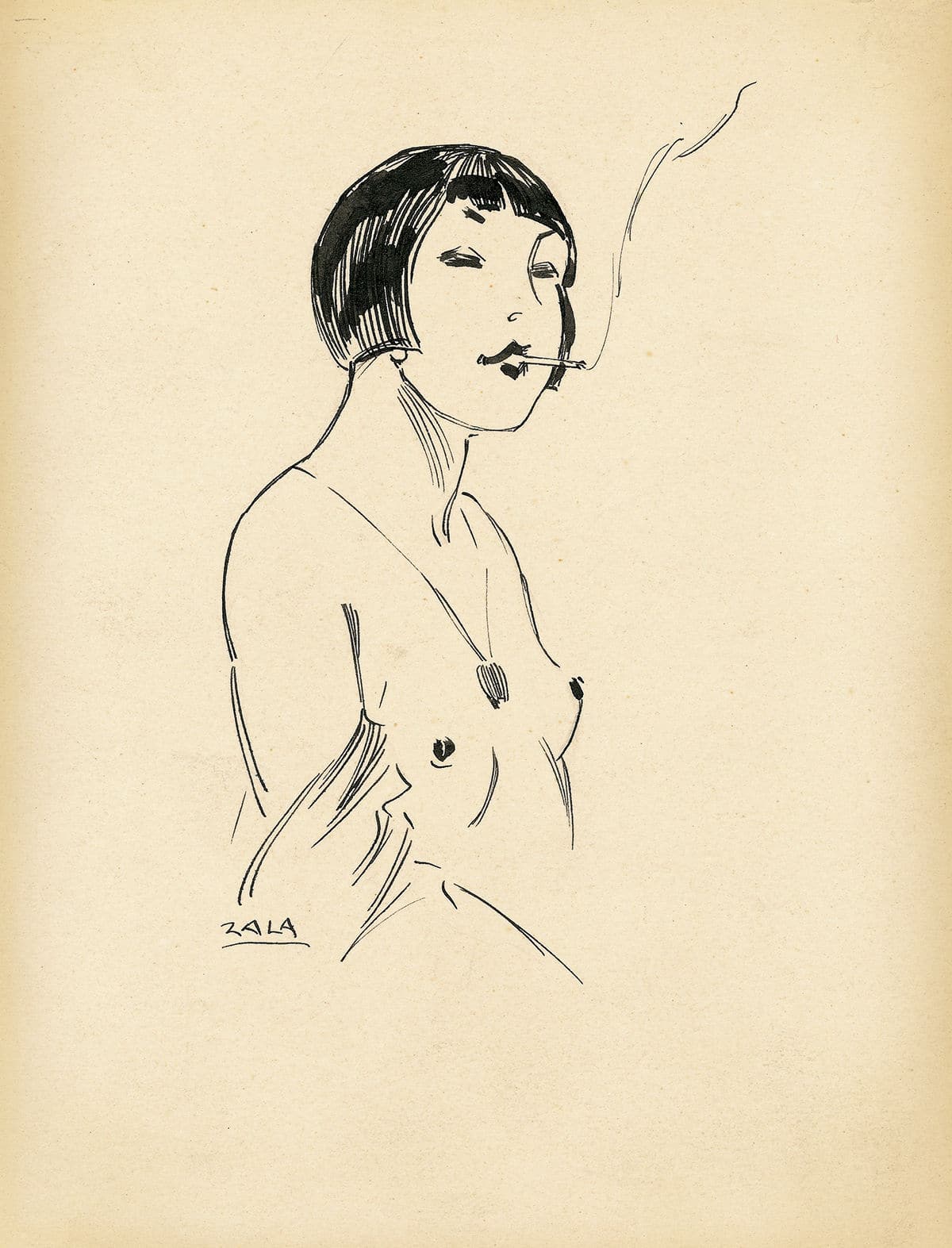 Busto de desnudo femenino © COLECCIONES Fundación MAPFRE
