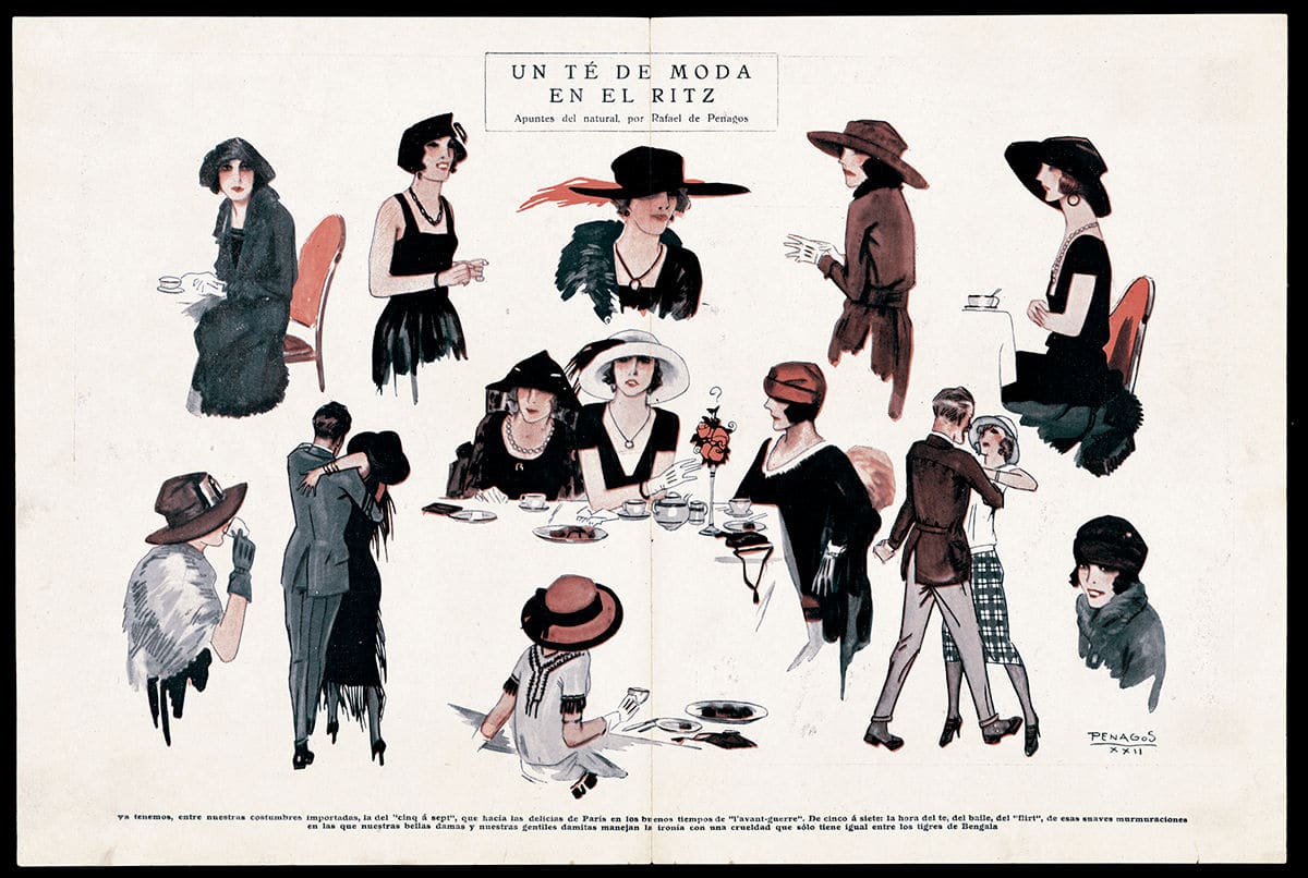 Un té de moda en el Ritz "Nuevo Mundo" Un té de moda en el Ritz "Nuevo Mundo" © COLECCIONES Fundación MAPFRE