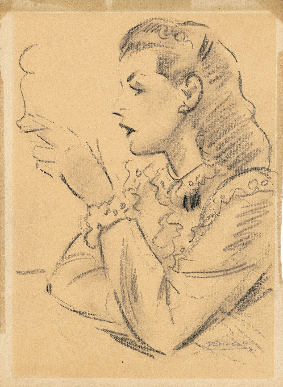 Mujer fumando Mujer fumando © COLECCIONES Fundación MAPFRE