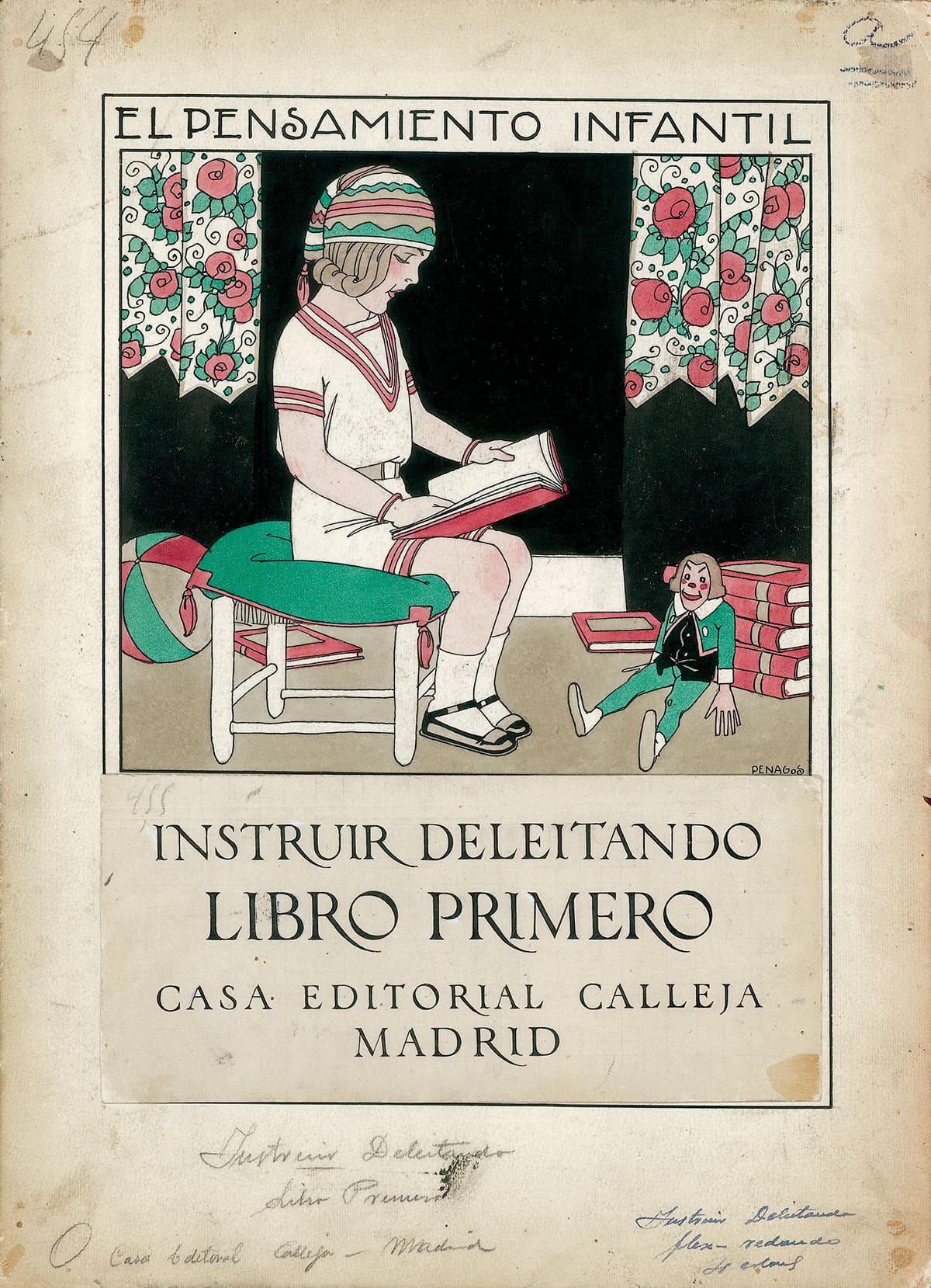 Ilustración portada El Pensamiento Infantil © COLECCIONES Fundación MAPFRE