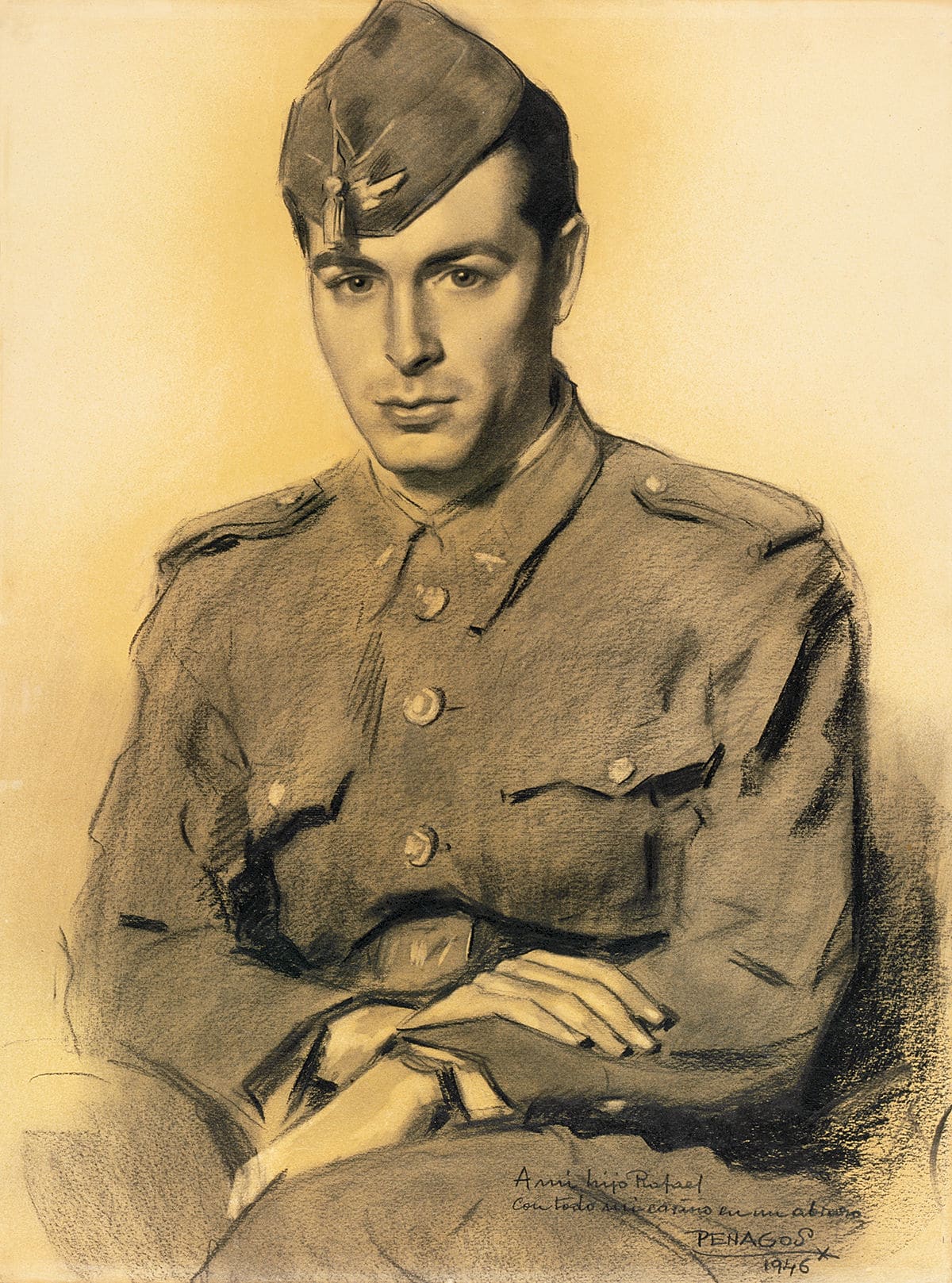 Retrato de su hijo Rafael vestido de militar © COLECCIONES Fundación MAPFRE