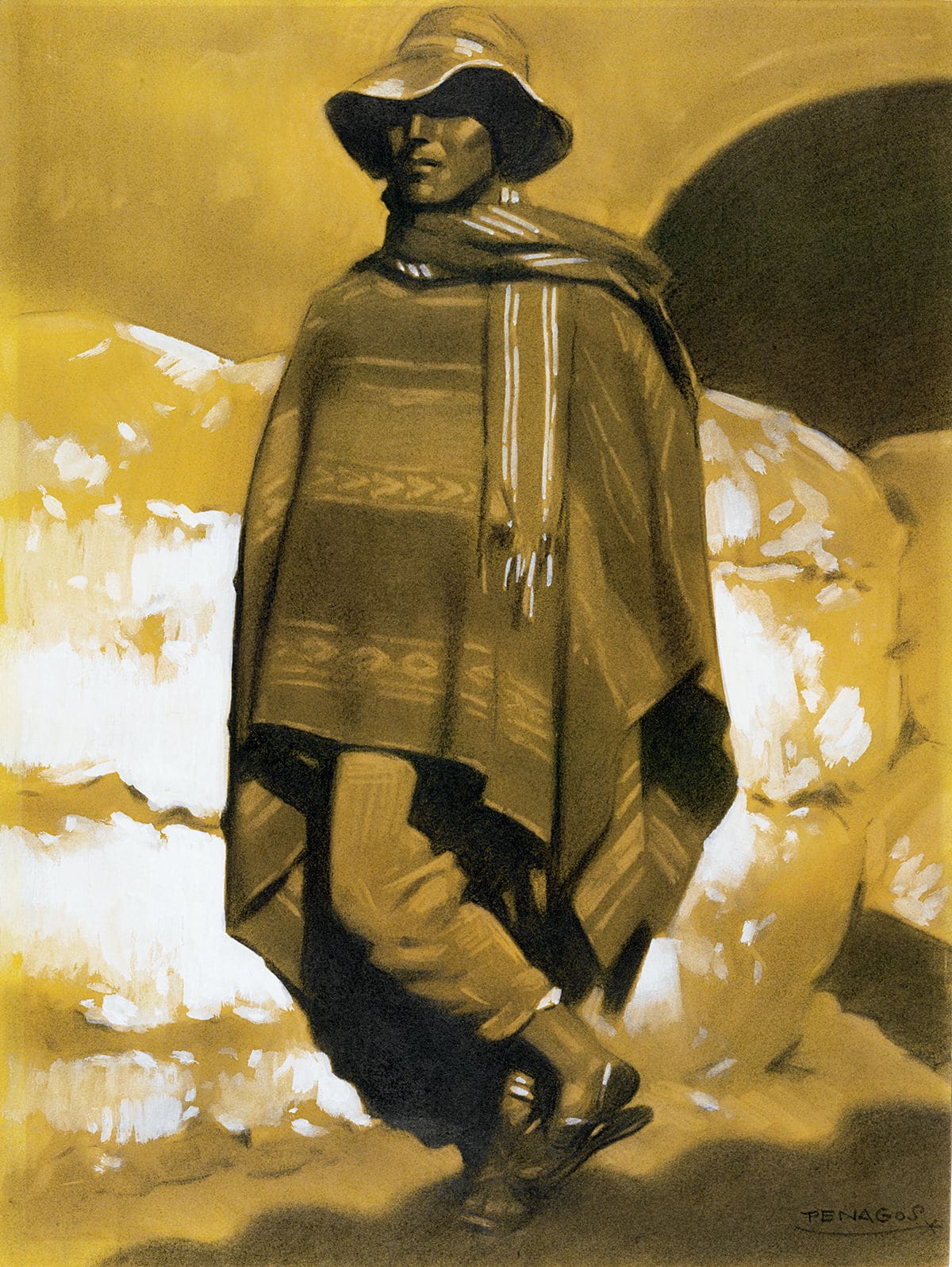 Hombre de Perú © COLECCIONES Fundación MAPFRE
