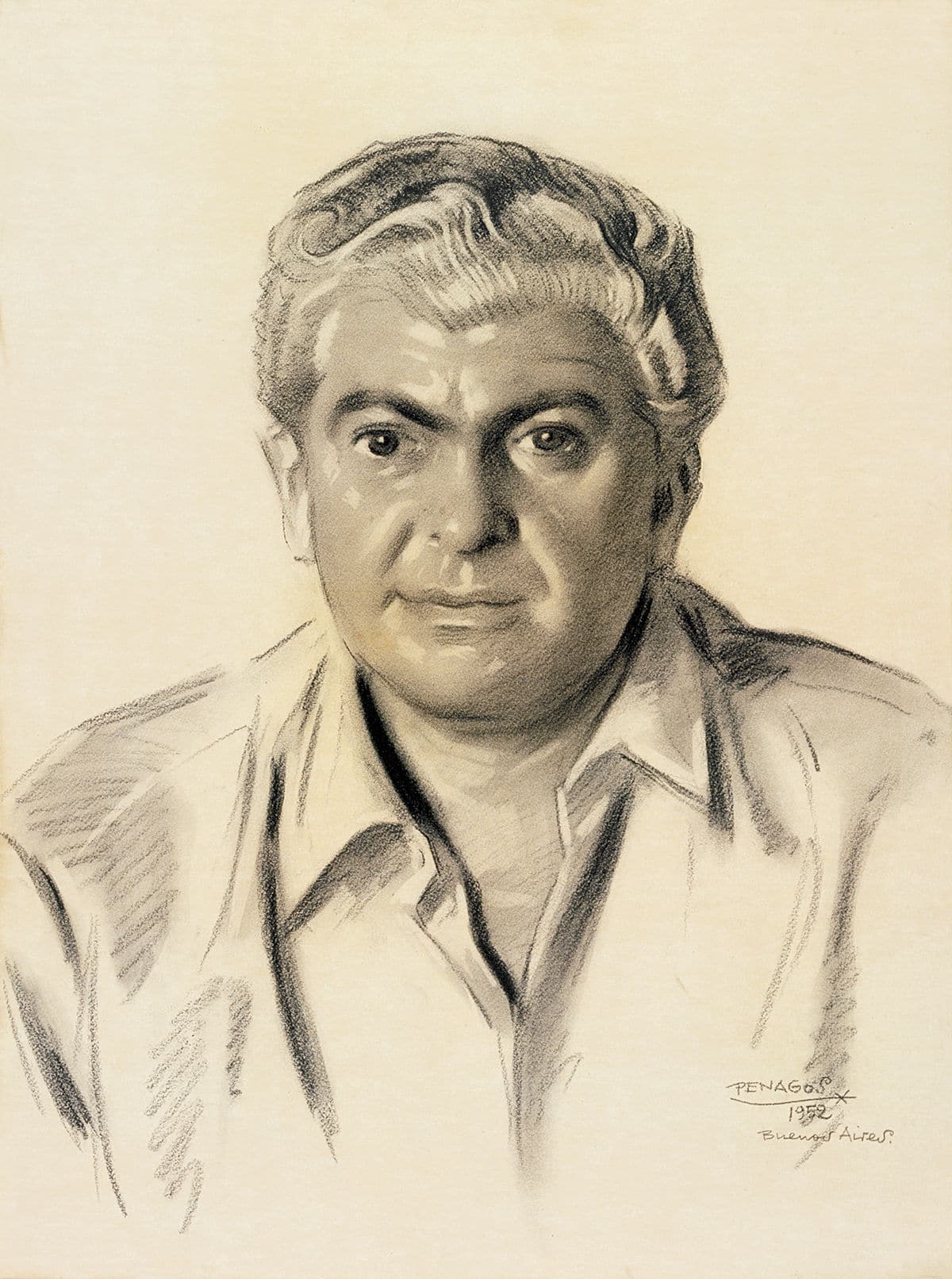 Retrato a Cesáreo González (probablemente) © COLECCIONES Fundación MAPFRE