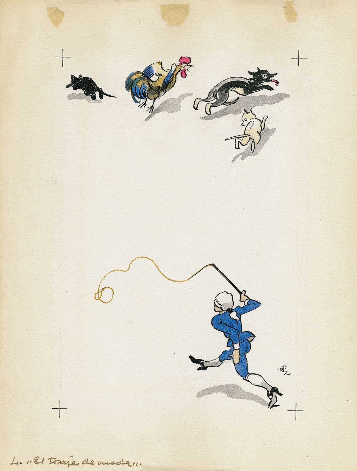 Ilustración para cuentos Editorial Saturnino Calleja © COLECCIONES Fundación MAPFRE