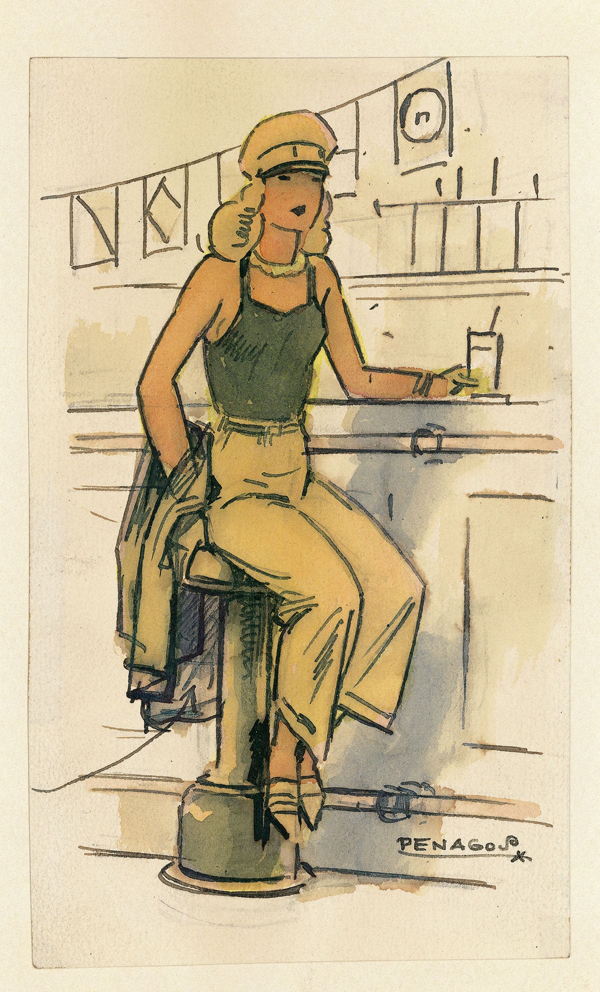 Apuntes de figuras femeninas © COLECCIONES Fundación MAPFRE