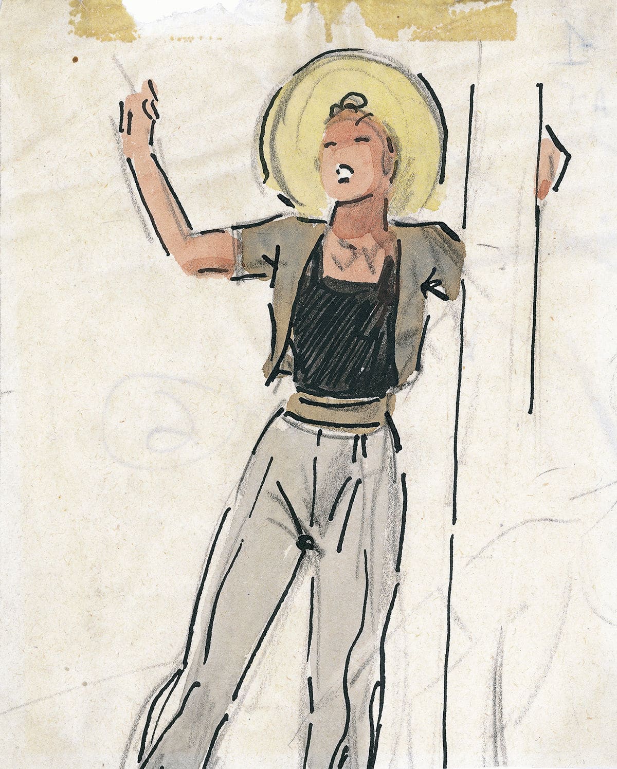 Apuntes de figuras femeninas © COLECCIONES Fundación MAPFRE