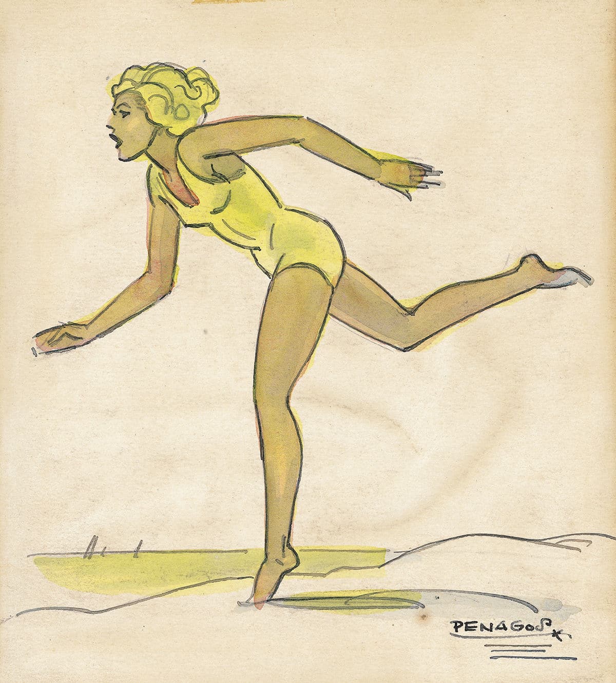 Apuntes de figuras femeninas © COLECCIONES Fundación MAPFRE