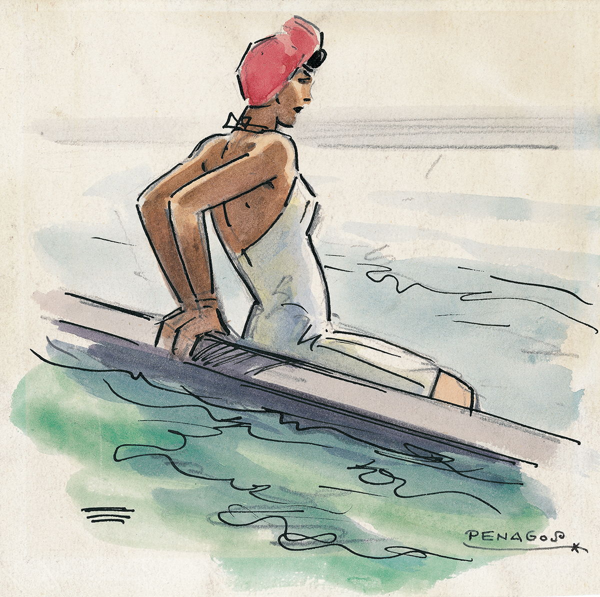 Apuntes de figuras femeninas © COLECCIONES Fundación MAPFRE