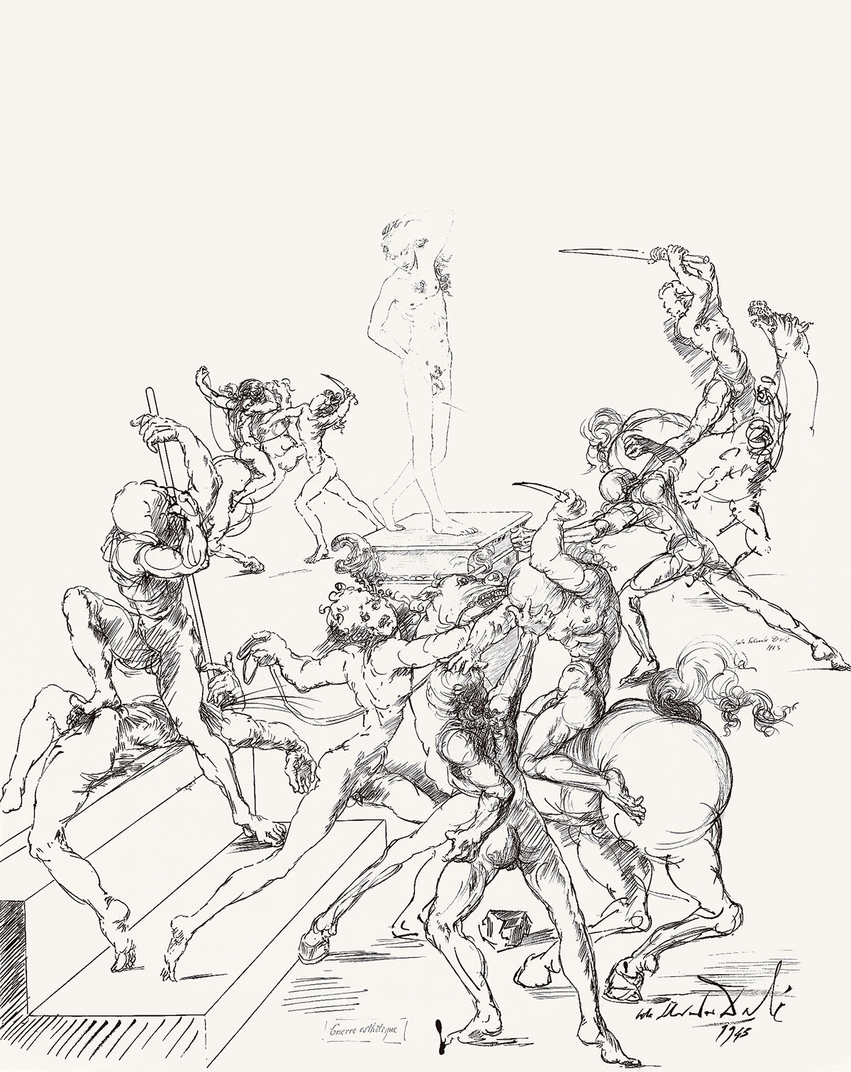 Guerre Esthétique © Fundació Gala-Salvador Dalí. VEGAP, Madrid, 2022