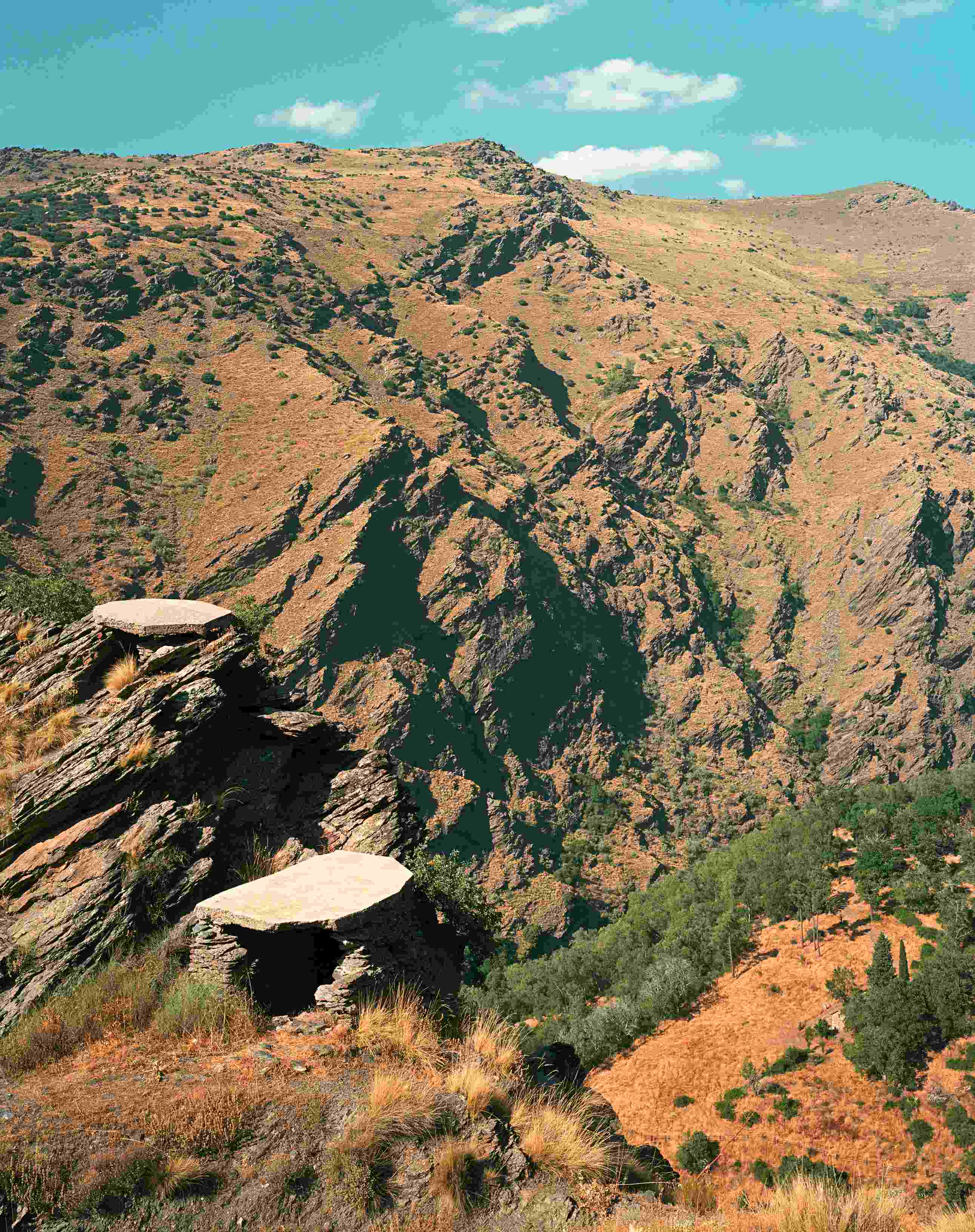 Observation posts. Barranco de San Juan, Güéjar Sierra, Spain, 2020