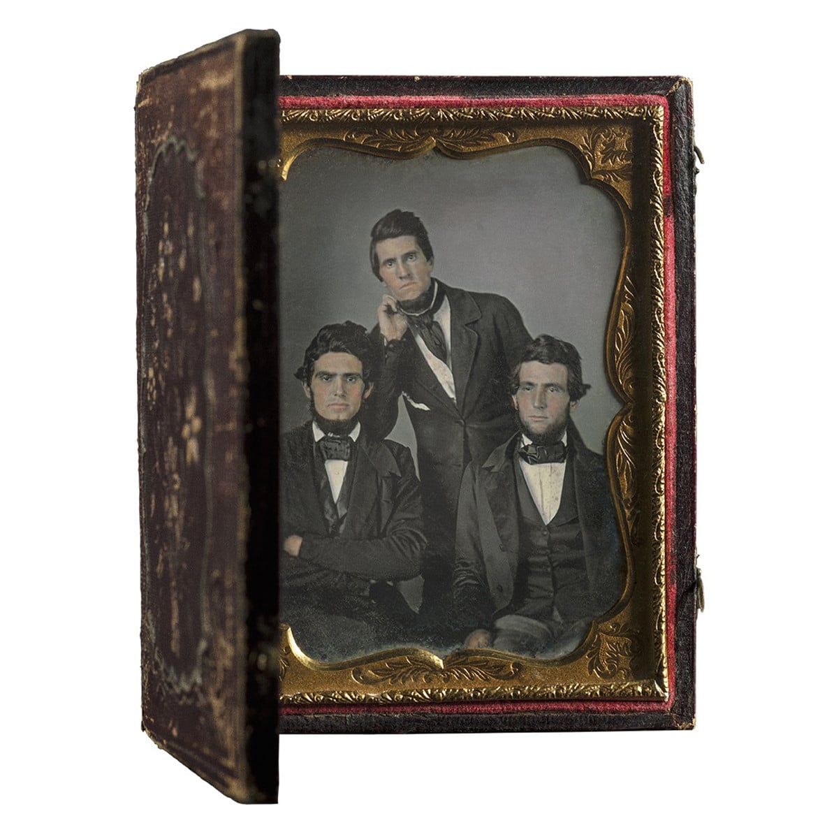 Retrato de tres hombres, ca. 1850-1855