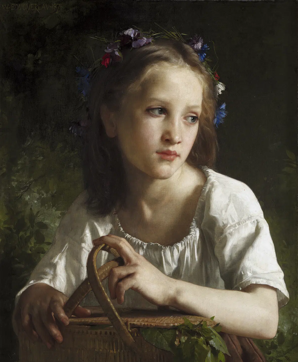 William-Adolphe Bouguereau La pequeña Ofelia, 1875