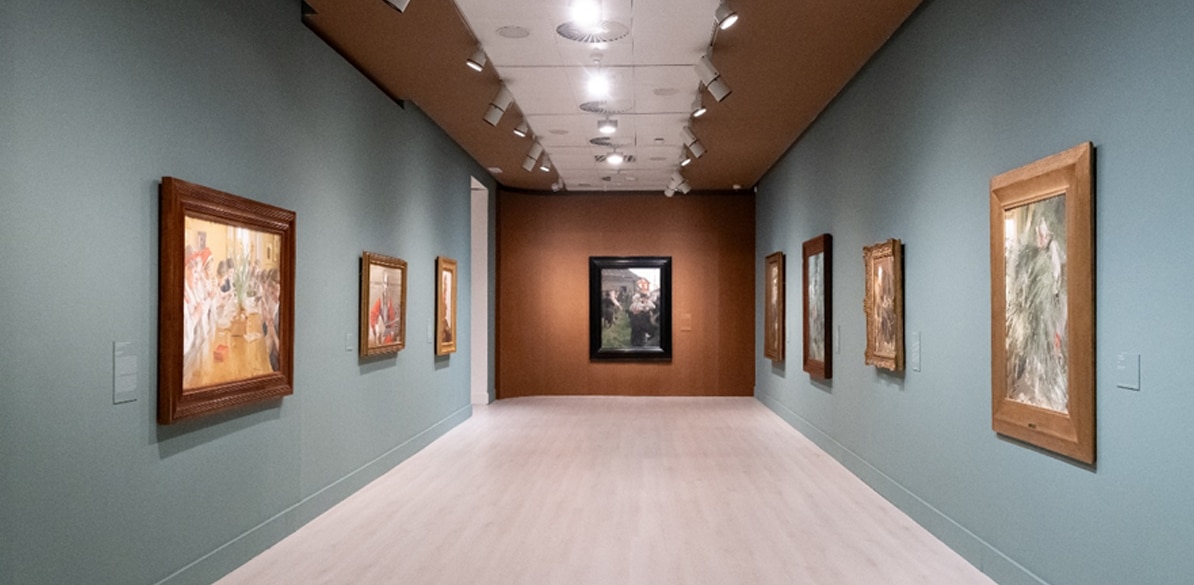 Histórico de Exposiciones 2026 Imagen en perspectiva de una de las salas de exposiciones de Fundación Mapfre