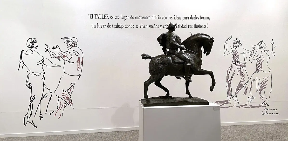 Venancio Blanco's "charra" soul Salamanca hosts an exhibition that traces the life and roots of the sculptor
