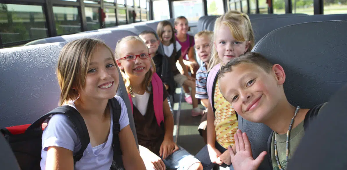 Are buses fully prepared for transporting children safely