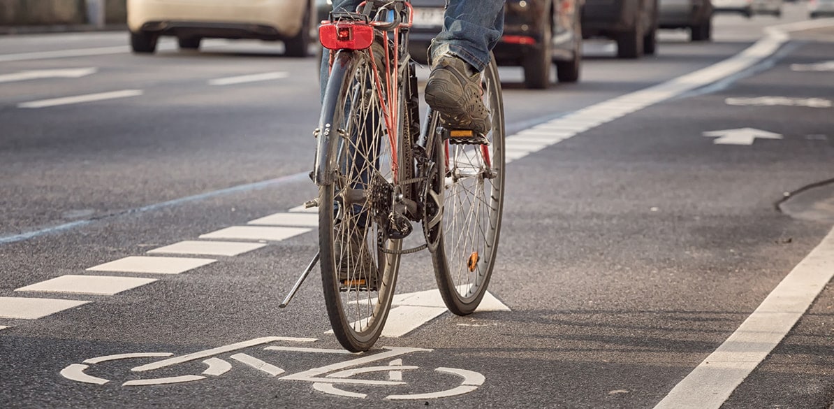 Cyclist visibility, the key to avoiding risks